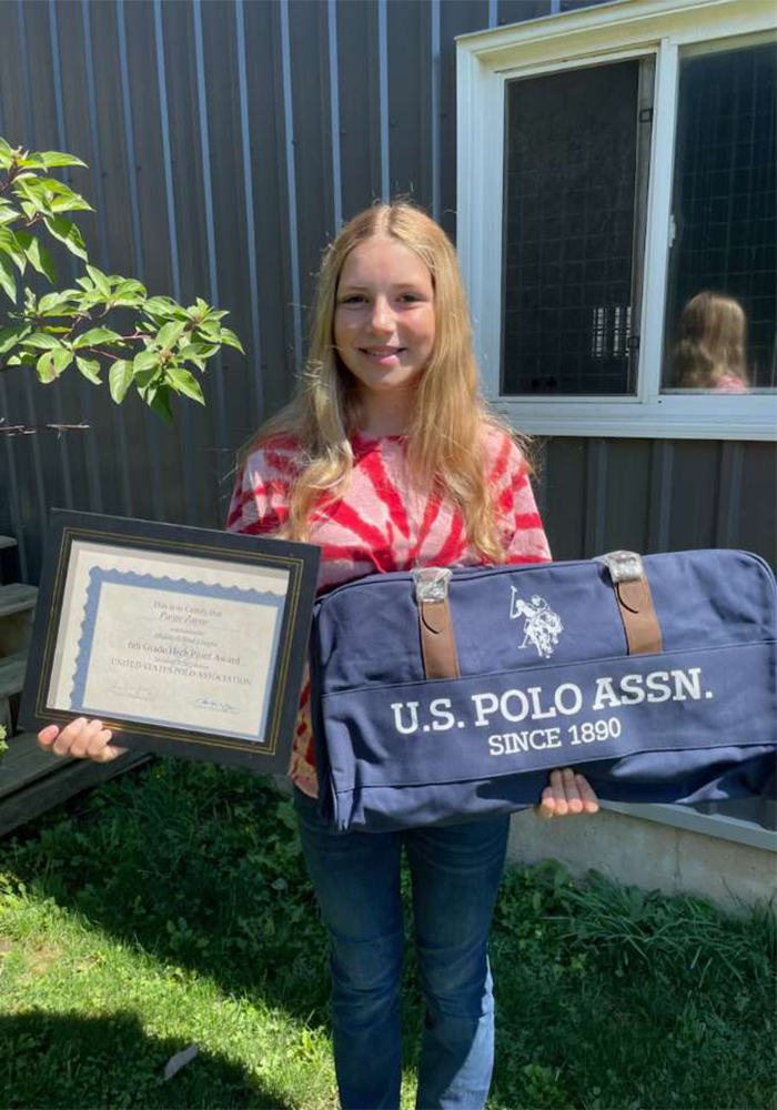 6th Grade High Point Recipient - Paige Zayac