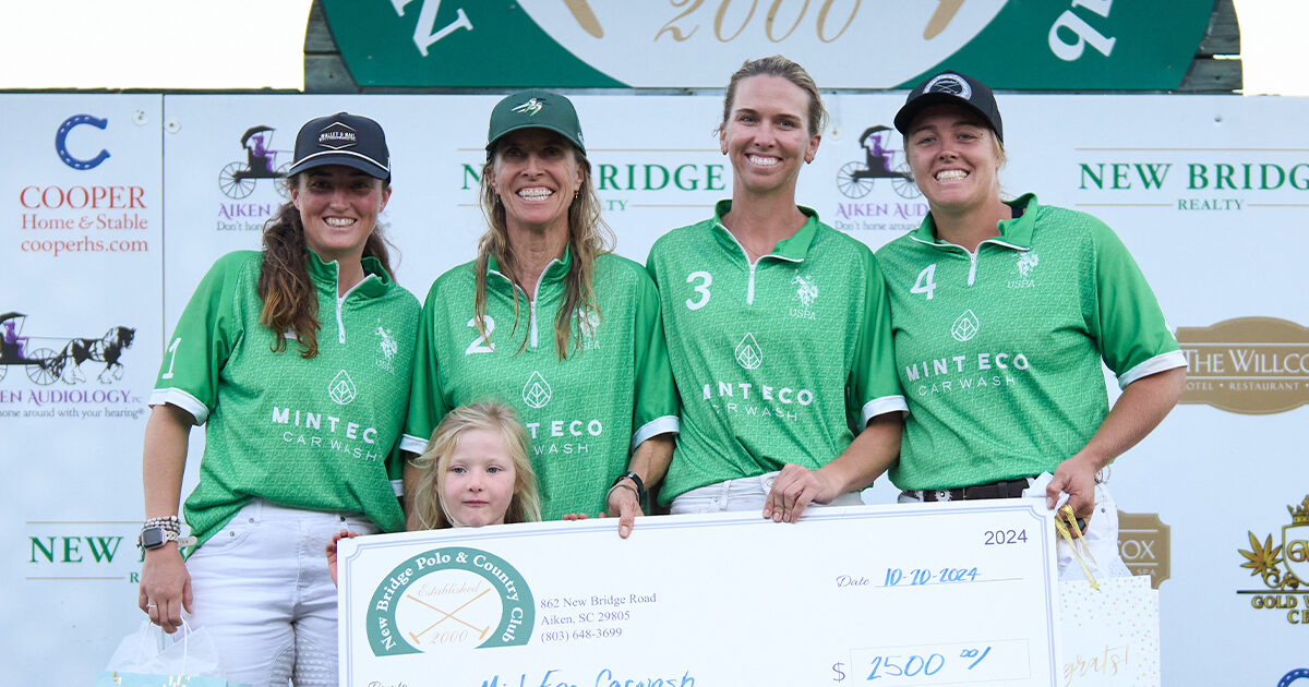 MINT ECO CAR WASH SHINES IN WOMEN’S EAST COAST OPEN U.S. POLO ASSN.
