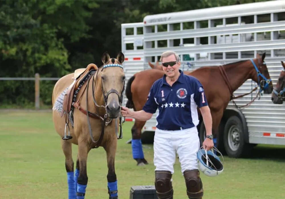 An avid polo player and supporter, Fry's polo career spanned nearly five decades. In 1974, Fry purchased Alpha Omega Farm, which later became the home of the Virginia Beach Polo Club founded in 1987.