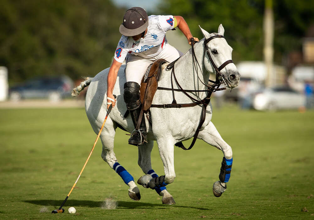 In addition to the Wellington Polo Tour, Bray will also be competing with The Polo School in the 2022 U.S. Open Polo Championship® at International Polo Club Palm Beach in Wellington, Florida. ©Global Polo Entertainment