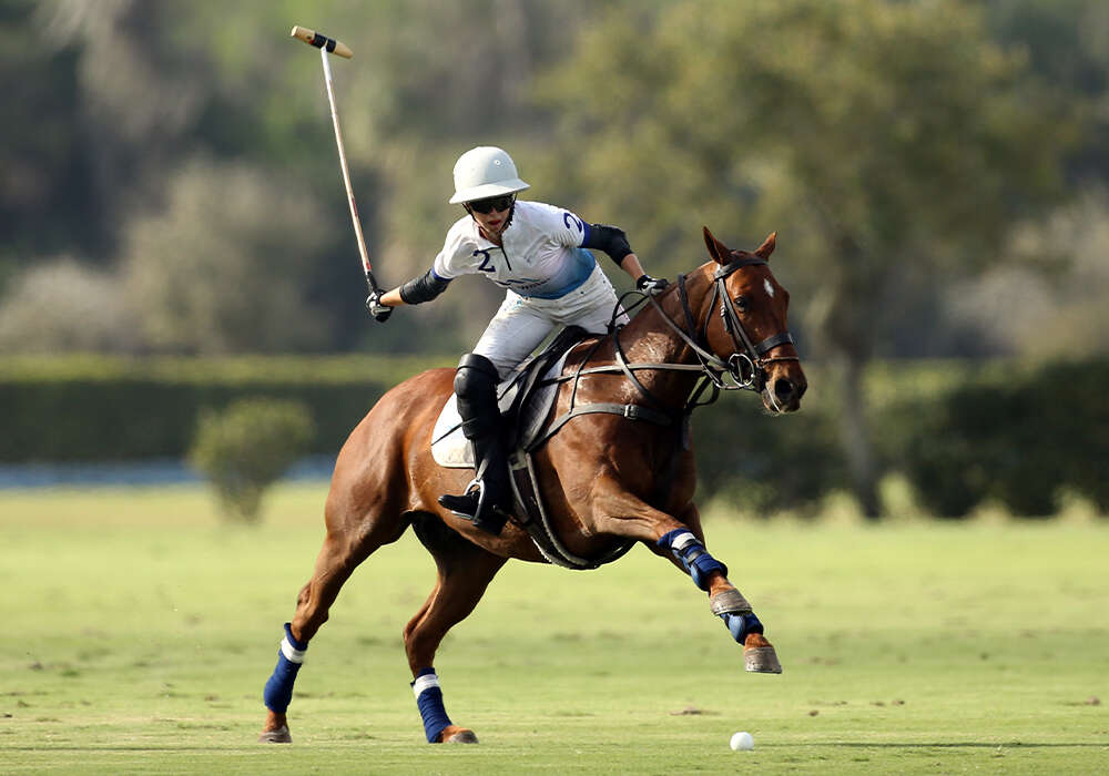 Haling from Baltimore, Maryland, Sheehan's track record speaks for itself: from winning national titles during her high school years at Garrison Forest to showcasing her skills in the top-rated women's tournaments around the world, Sheehan has proven her polo proficiency time and time again. ©David Lominska