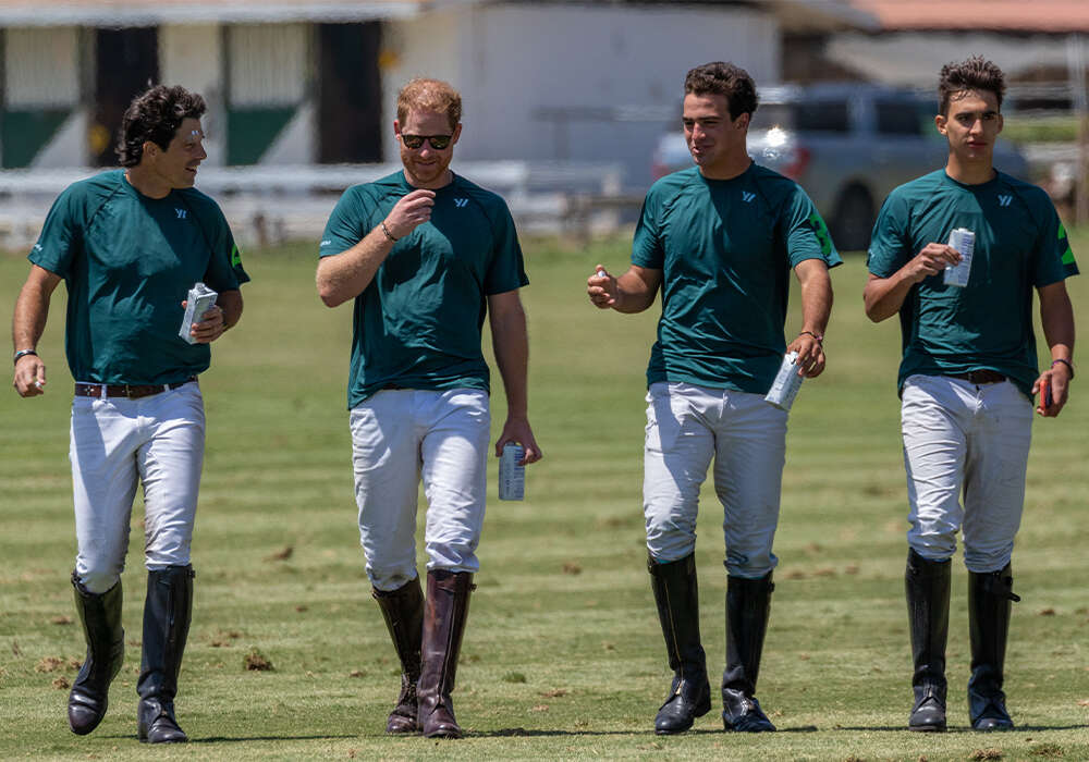 Los Padres - Nacho Figueras, Prince Harry, Keko Magrini, Juan Guerrero.