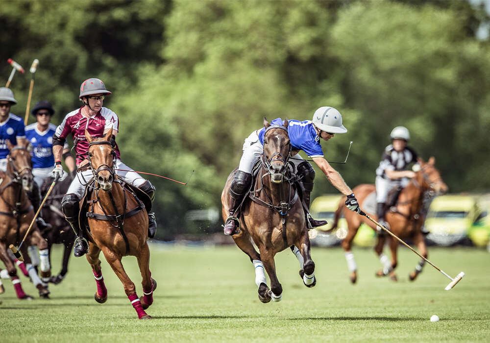 Mackenzie Weisz competing for King Power in the 2022 Cartier Queen's Cup. ©Art of Polo