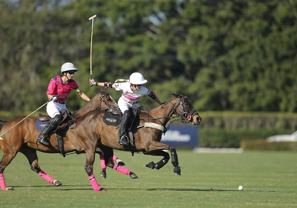 Returning with unmatched intensity, the U.S. Open Women’s Polo Championship unites the world’s top female players. ©David Lominska
