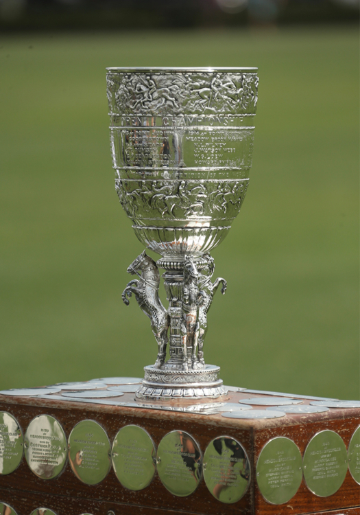 U.S. Open Polo Championship trophy. ©David Lominska